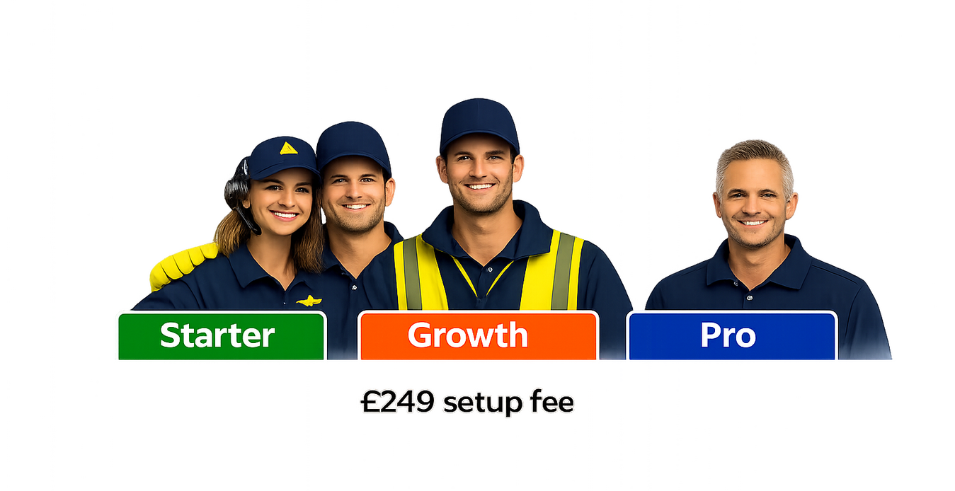 Book a call with us Many trades miss out on thousands every year because: • Calls come in while you’re on a job • You can’t reply instantly to Facebook or Instagram messages • Customers go to the next business when they don’t get a fast response • You’re too busy to manually